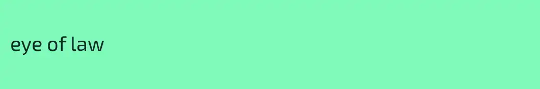 eye of law